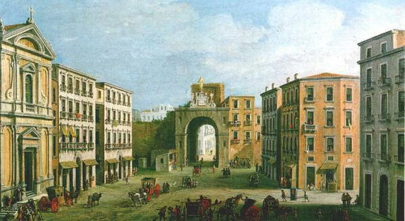 Porta Spirito Santo a via Toledo